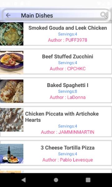 Italian Meal Recipes Screenshot 10