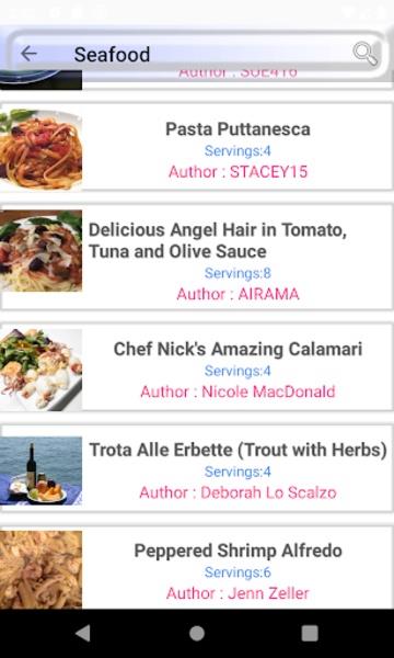 Italian Meal Recipes Screenshot 2