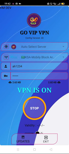 GO VIP VPN Screenshot 1