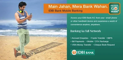 IDBI Bank GO Mobile+ Screenshot 1