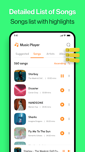 BM Music Player – MP3 Player Screenshot 1