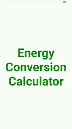 Energy Conversion Calculator Screenshot 2