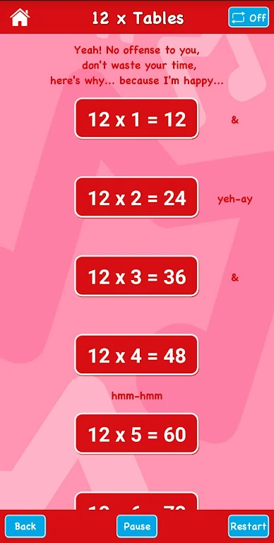 Maths Rockx EDU - Times Tables Screenshot 3