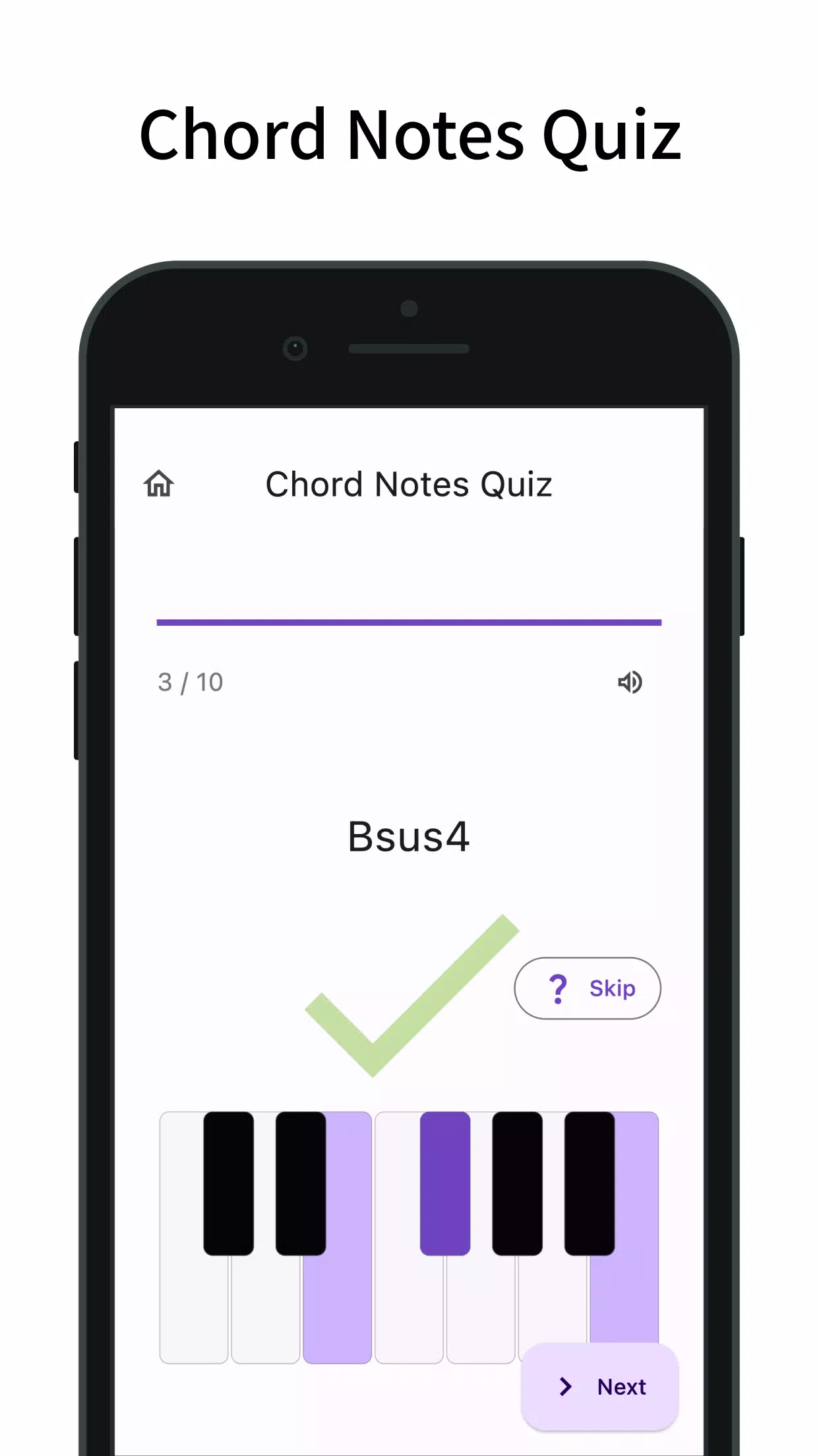 Chord Quiz: Learn Piano Chord Screenshot 2