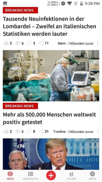Aktuelle Nachrichten Screenshot 2