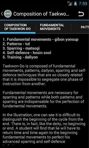 Taekwon-Do ITF Theory Screenshot 2