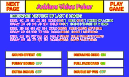 Ax Video Poker Screenshot 6