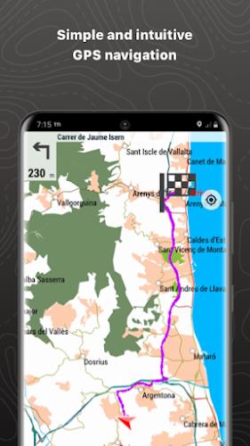TwoNav: GPS Maps & Routes Screenshot 4