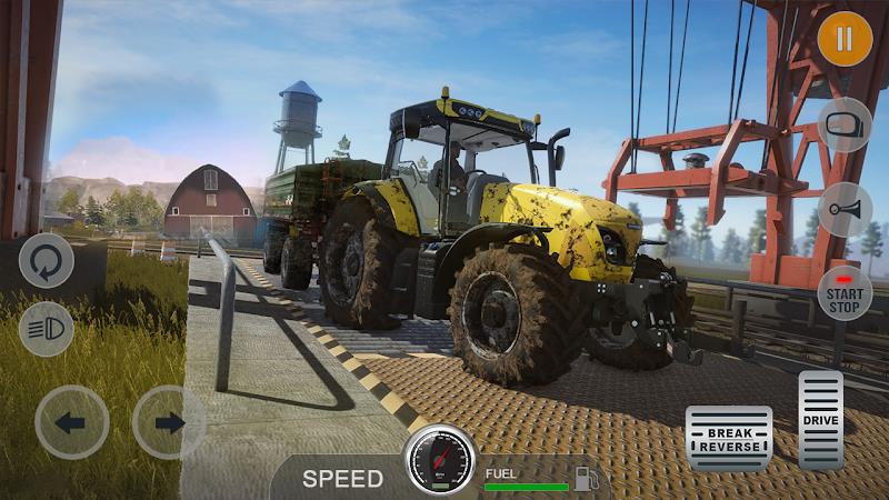 Village Driving Tractor Games Screenshot 8