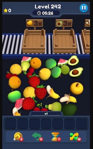 Food Match 3D: Tile Puzzle Screenshot 1