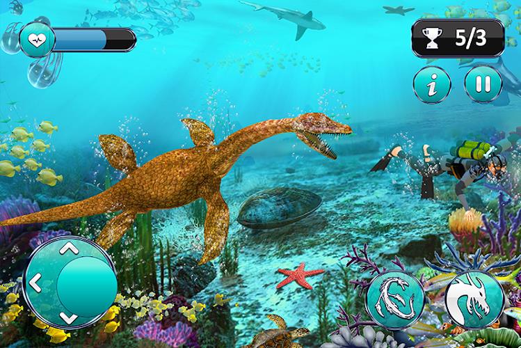 Sea Monster City Dinosaur Game Screenshot 2
