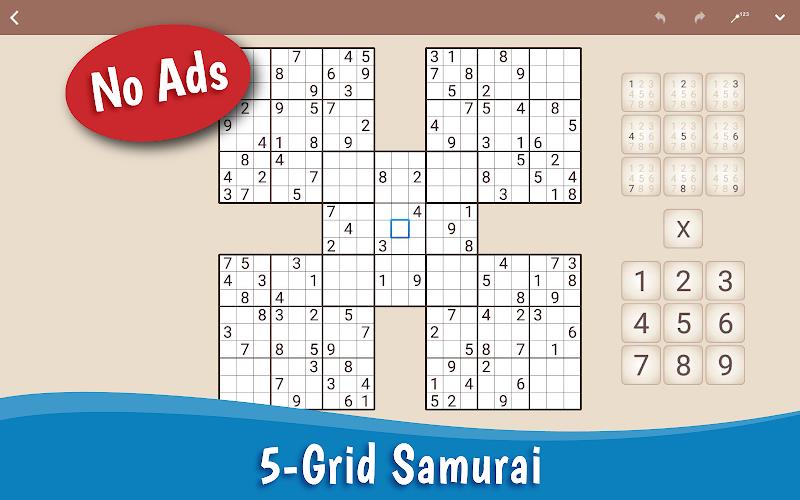MultiSudoku: Samurai Puzzles Screenshot 11