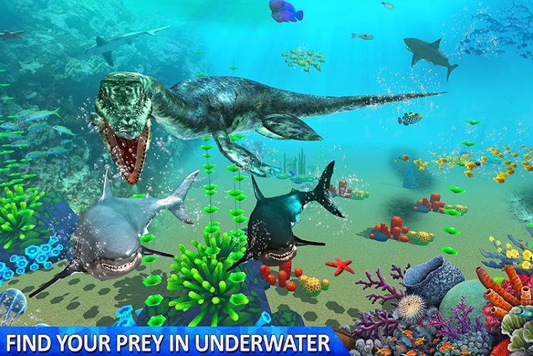 Sea Monster City Dinosaur Game Screenshot 1