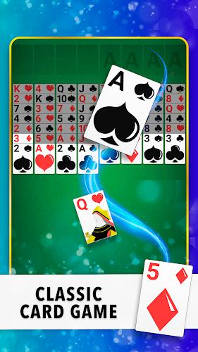 FreeCell Classic Card Game Screenshot 1