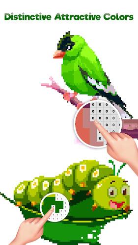 Animal Pixel Art Coloring Book Screenshot 6