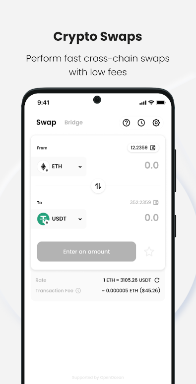 ONTO Cross chain Crypto Wallet Screenshot 1