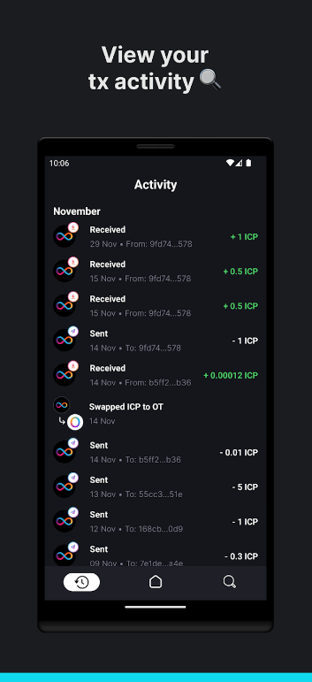 Plug Crypto Wallet Screenshot 2