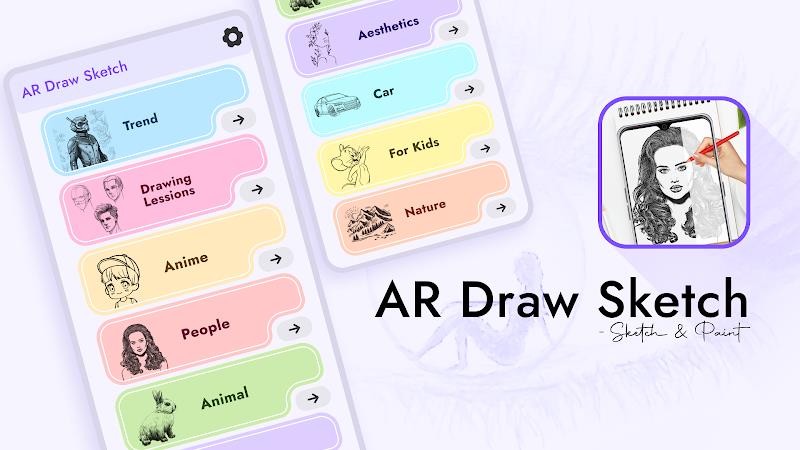AR Draw Sketch: Sketch & Paint Screenshot 1