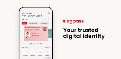 Singpass Screenshot 1