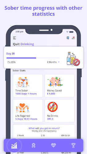 Quit Drinking – Stay Sober Screenshot 2