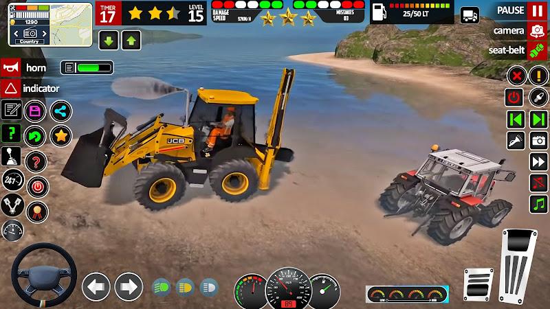 Sand Excavator JCB Truck 3D Screenshot 1
