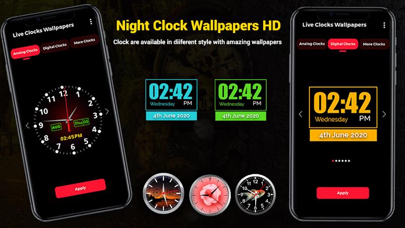 Smart Digital Clock Wallpapers Screenshot 8