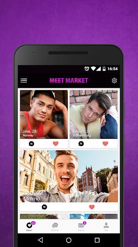 Meet Market: Gay Chat & Dates Screenshot 1