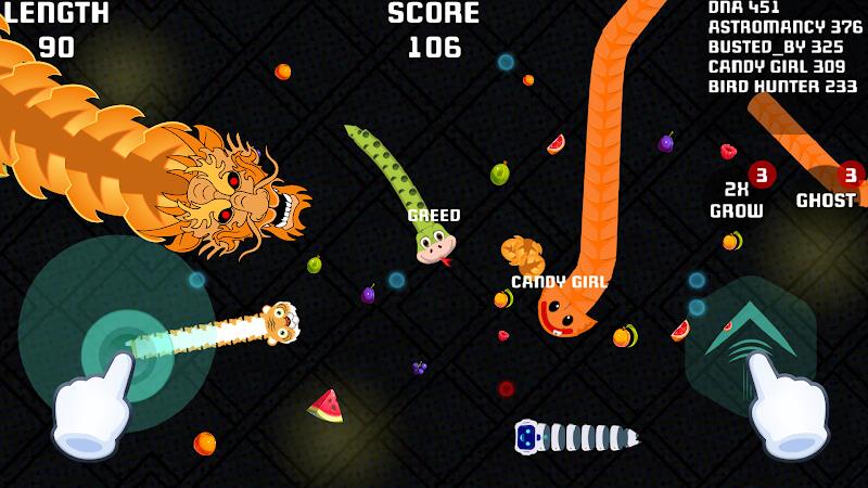 Worms io Gusanos Snake Game Screenshot 3