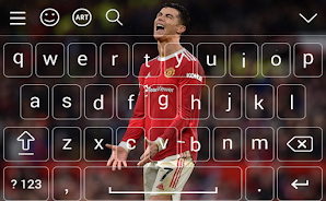 Cristiano CR7 MANU Keyboard Screenshot 4