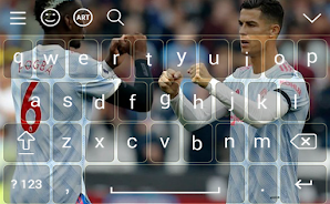 Cristiano CR7 MANU Keyboard Screenshot 5