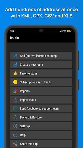 Routin Smart Route Planner Screenshot 1