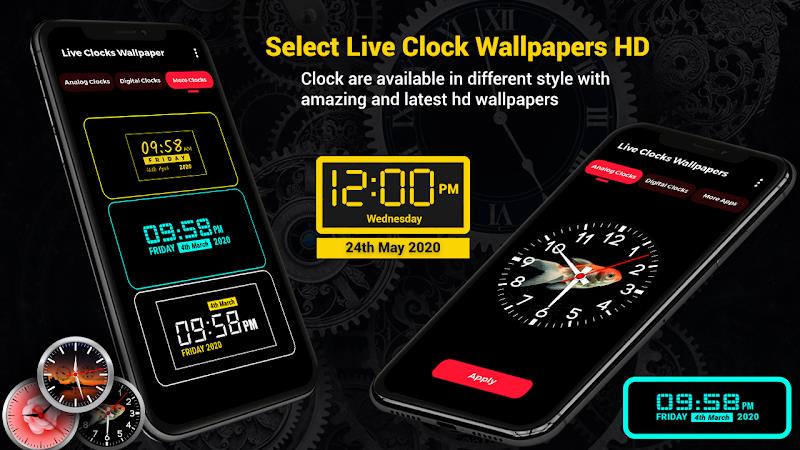 Smart Digital Clock Wallpapers Screenshot 6