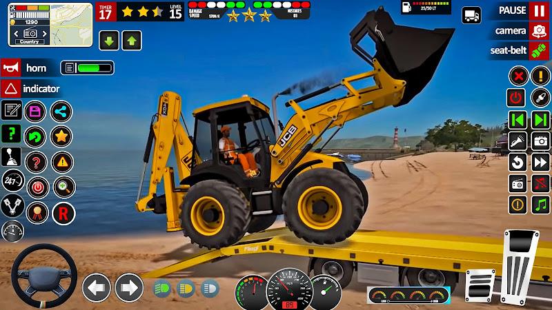 Sand Excavator JCB Truck 3D Screenshot 7