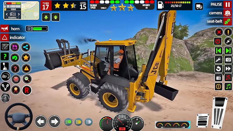 Sand Excavator JCB Truck 3D Screenshot 10