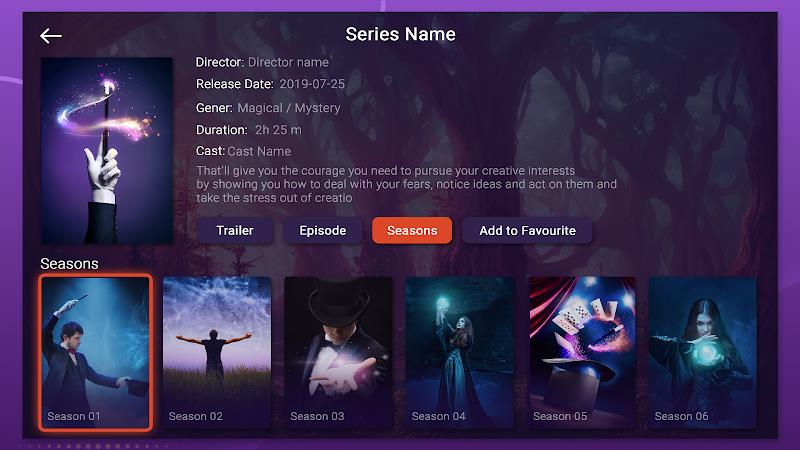 Purple Lite - IPTV Player Screenshot 10