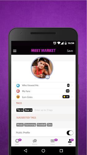 Meet Market: Gay Chat & Dates Screenshot 3