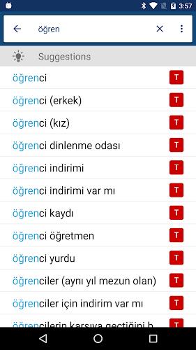 Turkish English Dictionary İng Screenshot 4