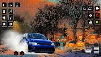 Halloween Snow City Drive Screenshot 7