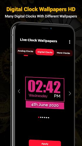 Smart Digital Clock Wallpapers Screenshot 13