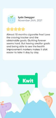 Kwit - Quit smoking for good! Screenshot 1
