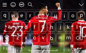 Cristiano CR7 MANU Keyboard Screenshot 2