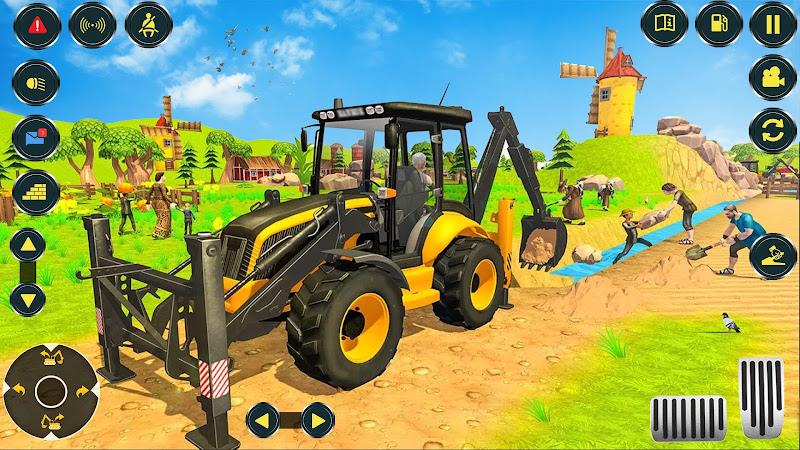 Village Excavator JCB Games Screenshot 4
