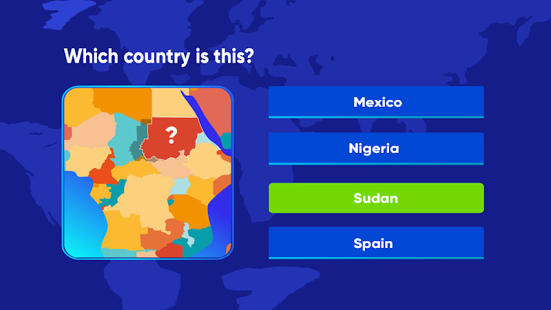 Geo Quiz: World Geography, Map Screenshot 6