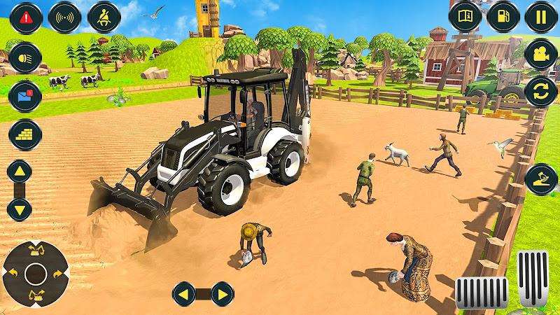 Village Excavator JCB Games Screenshot 20