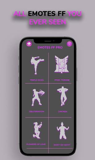 EmotesFF PRO | Dances & Emotes Screenshot 9