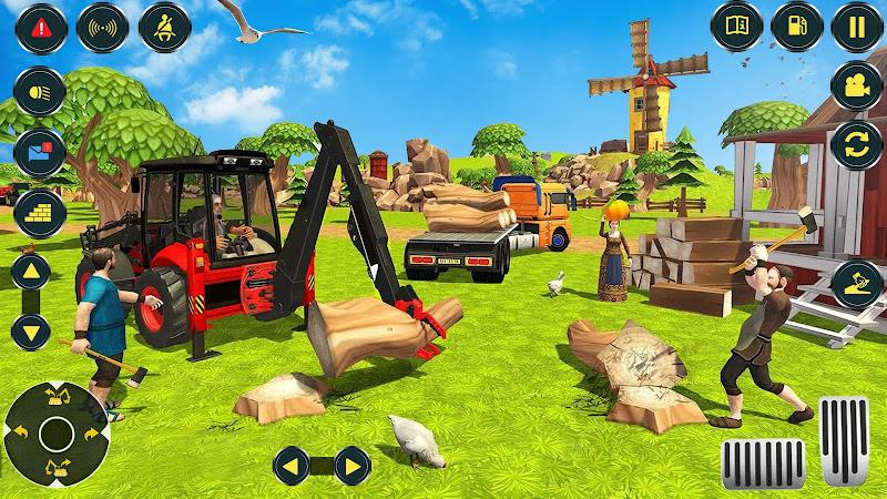 Village Excavator JCB Games Screenshot 5