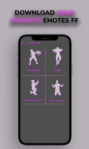 EmotesFF PRO | Dances & Emotes Screenshot 11