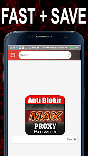 MAX-Proxy Browser Anti Blokir Screenshot 1