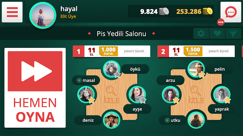 Pis Yedili Online Screenshot 4