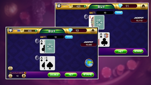 Blackjack Offline Earn BTC Screenshot 1